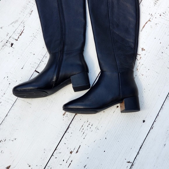 Gentle Souls by Kenneth Cole Women's Ella Square-Toe Block-Heel Boots Zip NEW - Picture 3 of 11